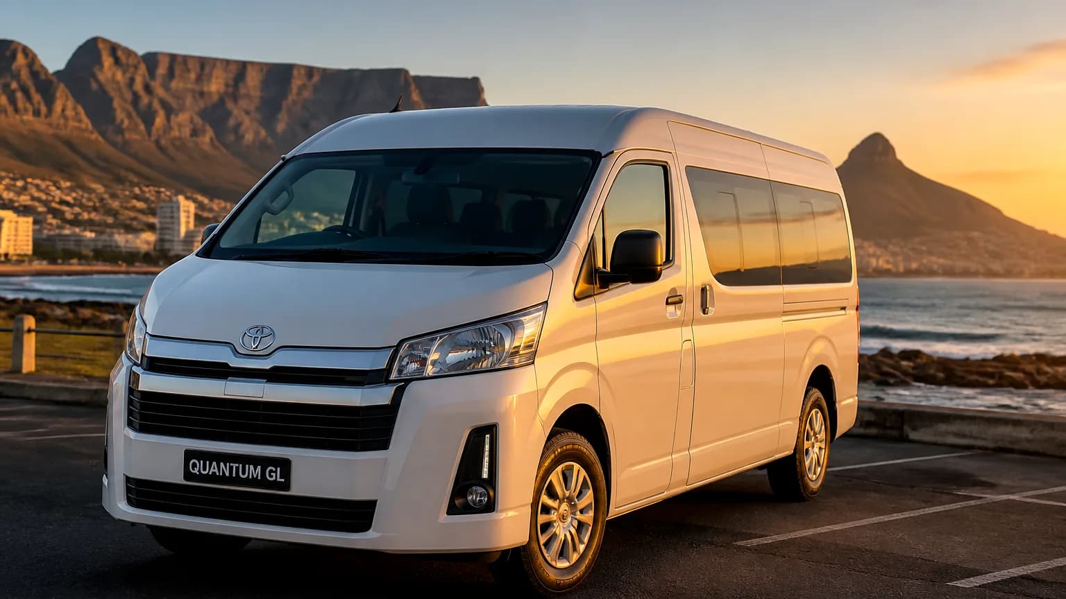 Toyota Quantum GL — Front view, Cape Town