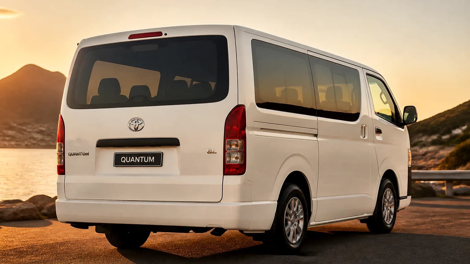 Toyota Quantum GL — Rear view, Cape Town
