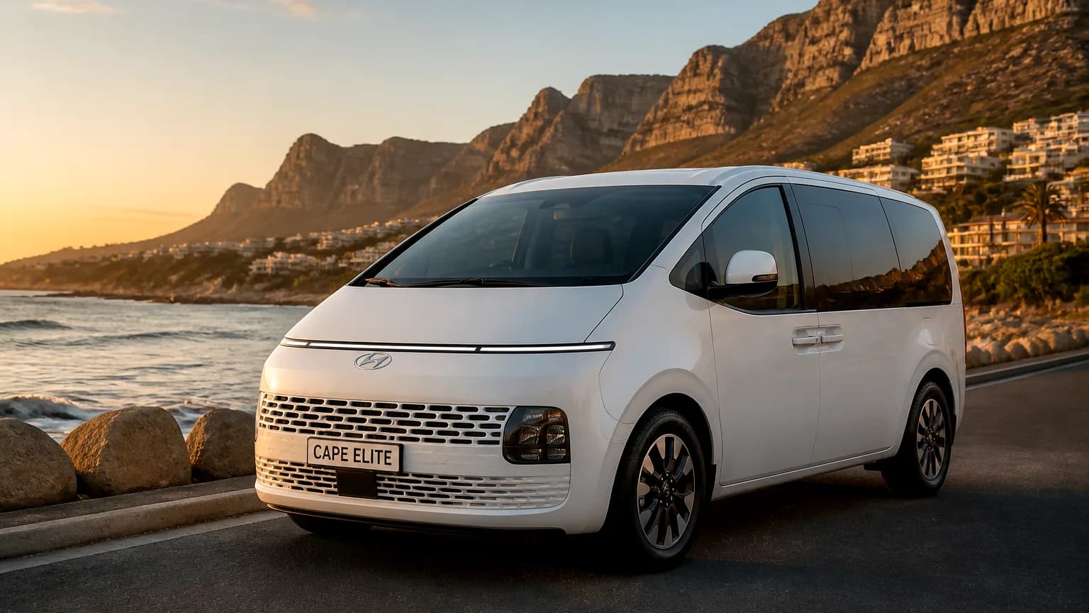 Hyundai Staria — Waterfront view, Cape Town
