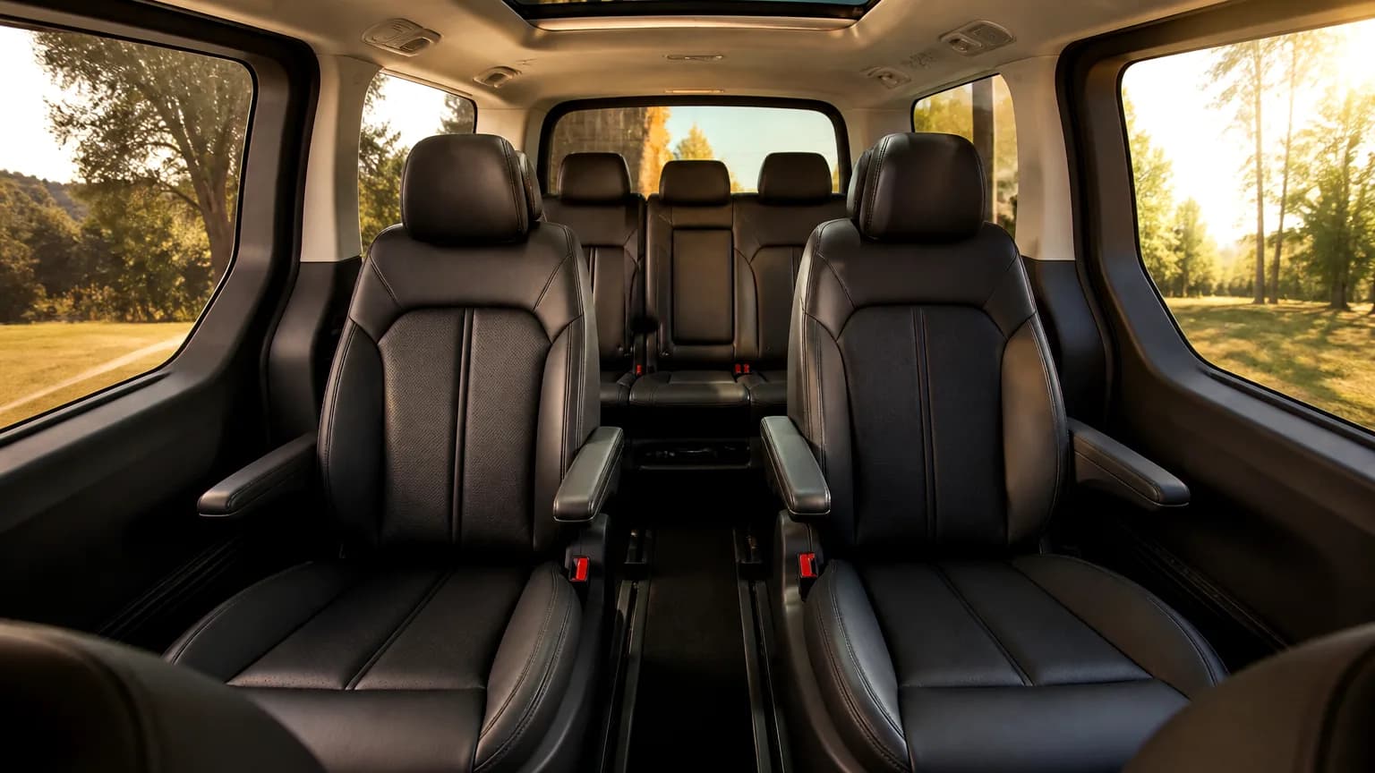Hyundai Staria — Passenger rows view, Cape Town