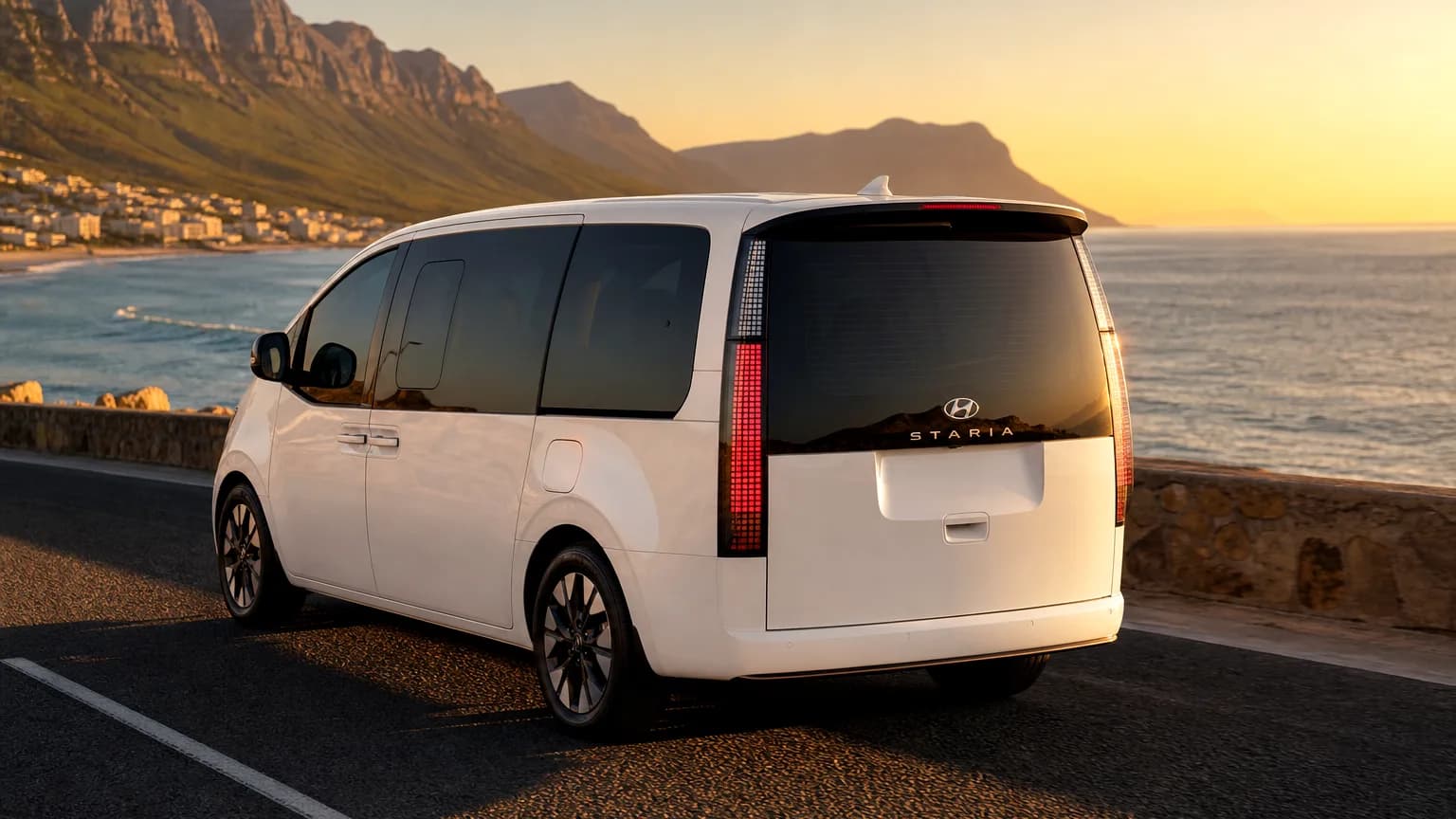 Hyundai Staria — Rear view, Cape Town