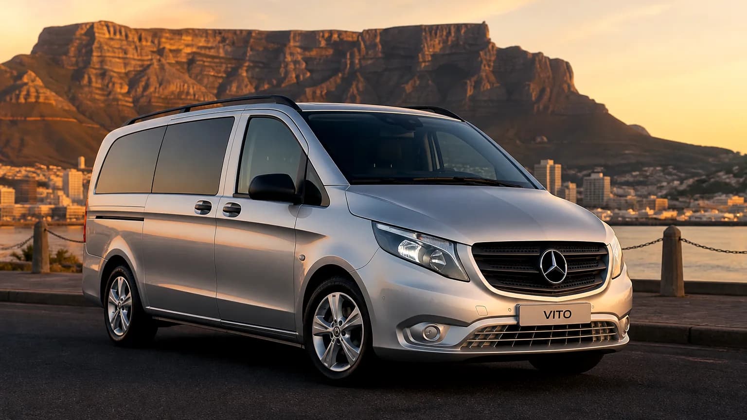 Mercedes-Benz Vito — Front view, Cape Town