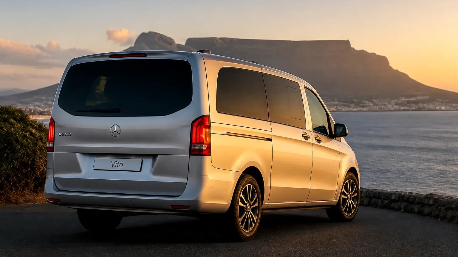 Mercedes-Benz Vito — Rear view, Cape Town