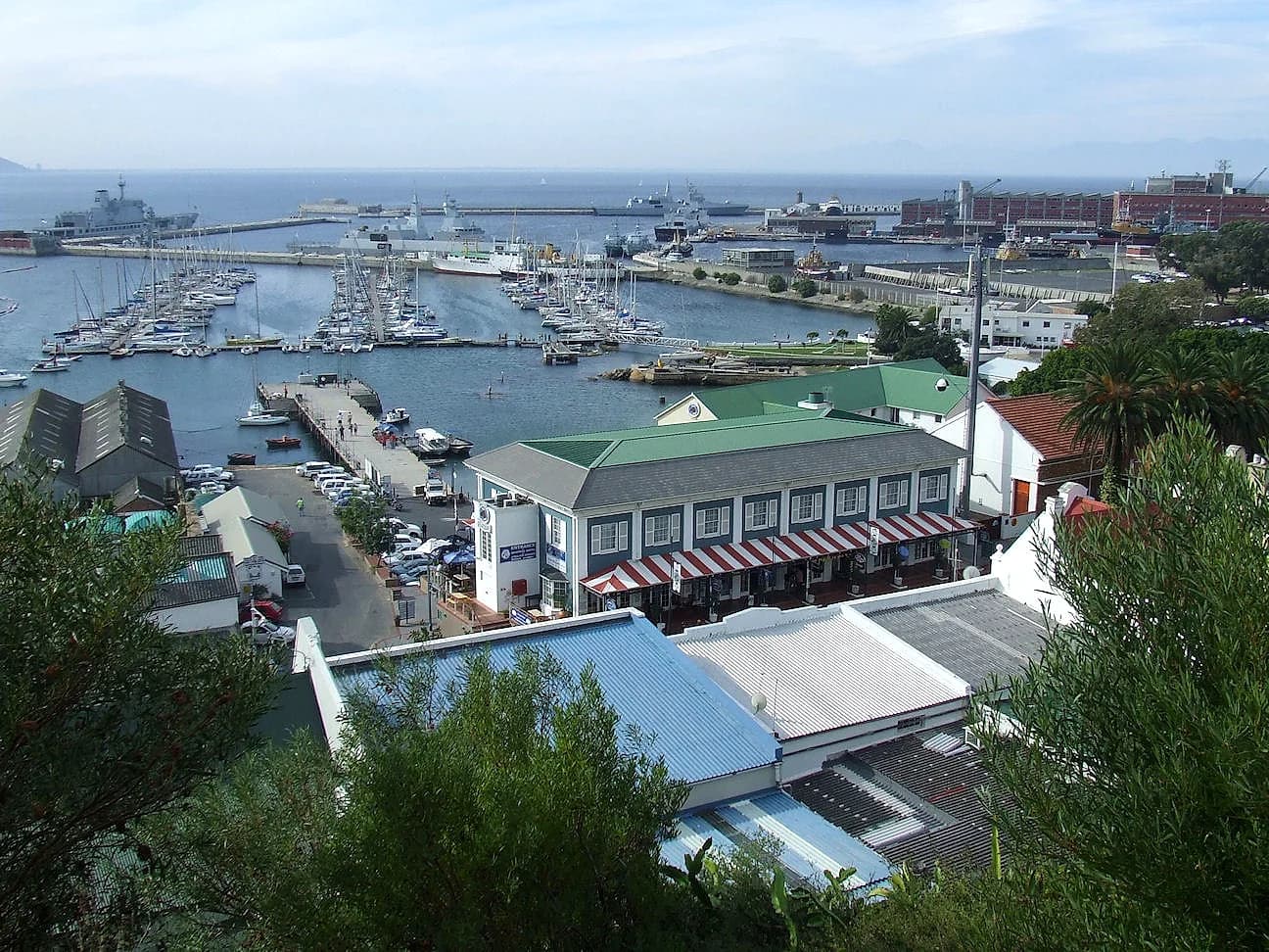 Simon's Town harbour on False Bay