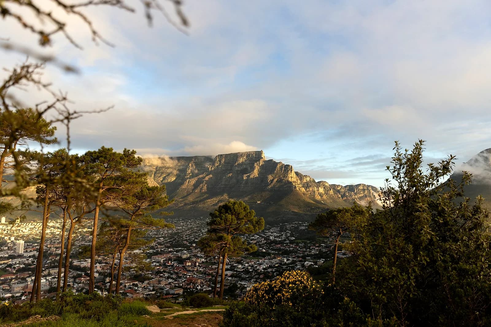 Table Mountain overlooking Cape Town